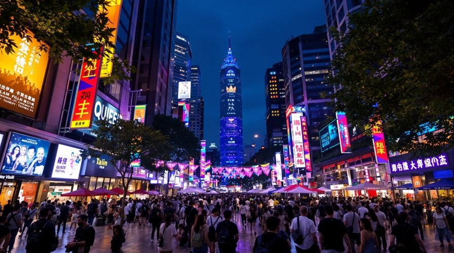 台北国际酷儿影展现场