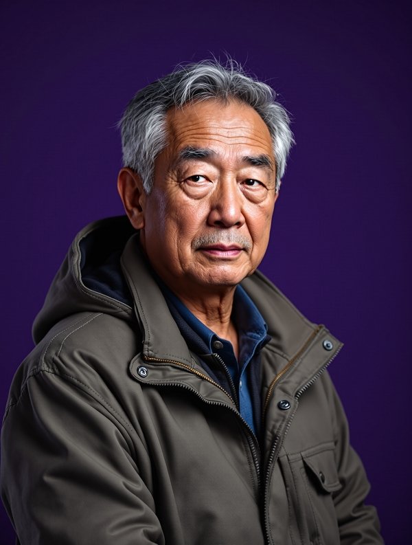 顾长山人像