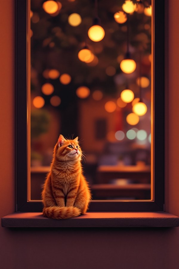 《咖啡馆的猫》电影海报